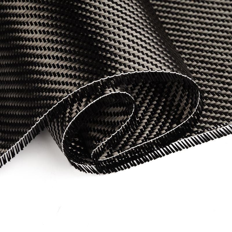 3k Twill Weave Setting Tessili tal-Fibra tal-Karbonju